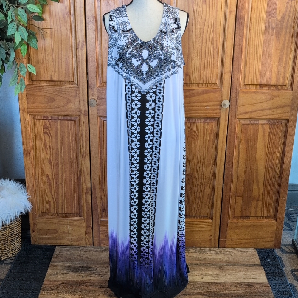 Catherines Sleeveless Maxi Dress 1X 18/20W         CC145